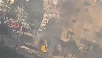 السيطرة على حريق نشب فى عربة ترام الرمل بالإسكندرية