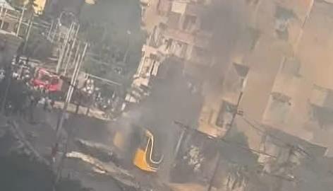 السيطرة على حريق نشب فى عربة ترام الرمل بالإسكندرية