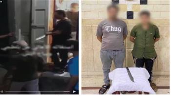 الاجهزه الامنيه تضبط أطراف التشاجر بسلاح أبيض في الشرقية