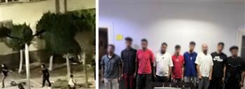 القبض على طرفي مشاجره بالعصي والحجارة في الشيخ زايد 