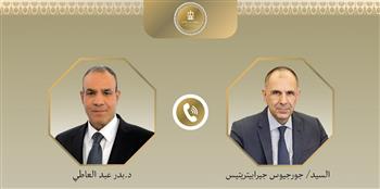 وزير الخارجية يستعرض هاتفيا مع نظيره اليوناني اتصالات مصر المكثفة للتوصل لوقف النار بغزة