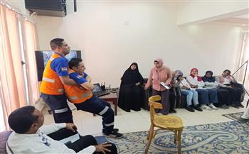 دورة للإسعافات الاولية لموظفي محكمة البحر الأحمر الابتدائية 