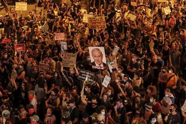 ميدان المحتجزين في تل أبيب يشهد تظاهرات واسعة من الأهالي