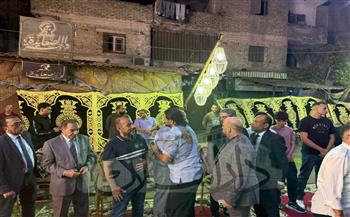 مدحت عبد الهادي يقدم واجب العزاء في والد معتمد جمال 