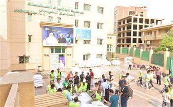 "الباقيات الصالحات" تدعم غزة.. 150 طن مساعدات ضمن قوافل "مسافة السكة"