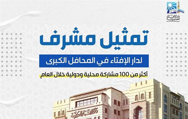 الإفتاء: أكثر من 100 مشاركة بين المؤتمرات والملتقيات خلال العام لمفتي الجمهورية