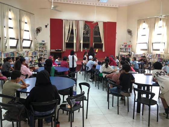 ورشة عمل للتعرف على أضرار البلاستيك وإعادة التدوير بمكتبة الفيوم للطفل