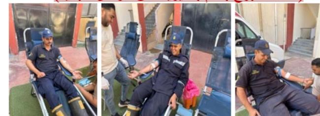 الداخلية تنظم حملة تبرع بالدم لصالح المرضى والمصابين في الوادي الجديد 