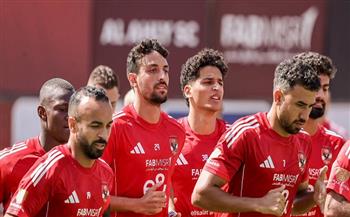 الأهلي يواصل تدريباته استعدادًا لمباراة غزل المحلة في الدوري