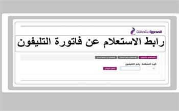 "أون لاين".. دليل الاستعلام عن فاتورة التليفون الأرضي 2025