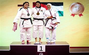 صفا سليمان لاعبة المشروع القومي والبطل الاولمبي تفوز ببطولة آسيا للجودو 