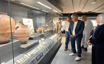 وزير السياحة والآثار يتفقد المتحف اليوناني الروماني وقلعة قايتباي 