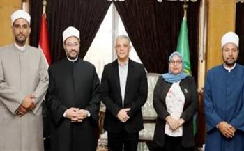 محافظ الإسماعيلية يستقبل الأمين العام المساعد للبحوث الإسلامية