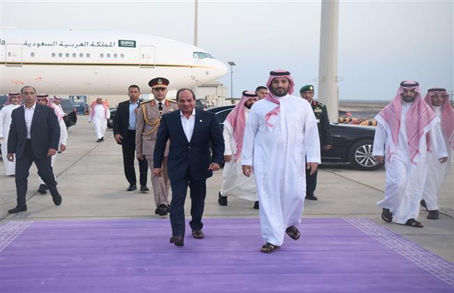 الرئيس السيسي يلتقي ولي العهد السعودي في نيوم لبحث تعزيز الشراكة والتنسيق الإقليمي