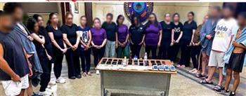 مداهمة نادٍ صحي يدار لأعمال منافية للآداب والقبض على 19 متهمًا بينهم أجانب   