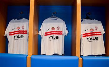 قمصان الزمالك تزين ملعب هيئة قناة السويس قبل لقاء مودرن سبورت