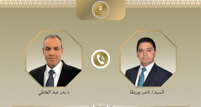 وزير الخارجية ونظيره المغربي يؤكدان عمق الأواصر التاريخية والروابط الأخوية بين البلدين