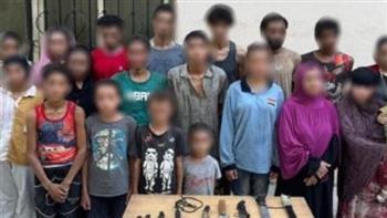 حبس عصابة الثقب الأسود بتهمة استغلال الأطفال في أعمال التسول 