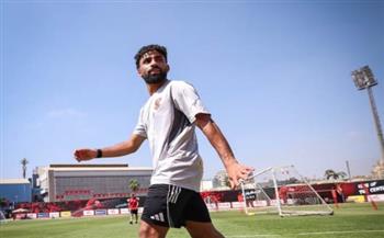 مروان عطية يواصل التأهيل بالجري حول الملعب