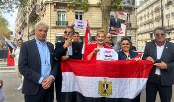 وقفة تأييد في باريس.. الجالية المصرية تندد بمحاولات تصفية القضية الفلسطينية  