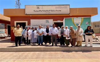 وكيل وزارة الصحة يتفقد المنشآت الصحية بمدينة رأس غارب