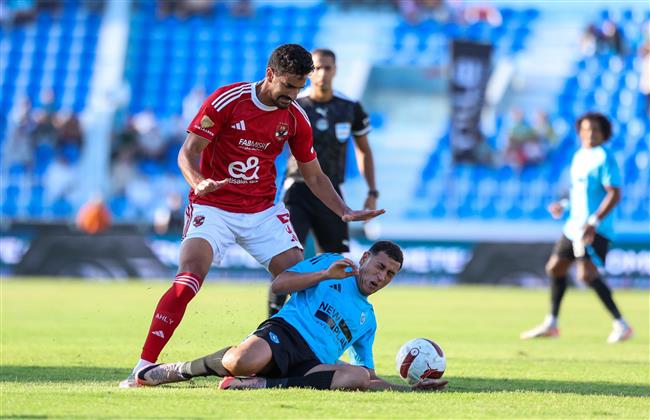 الدوري الممتاز.. الأهلي يتعادل سلبيًا مع غزل المحلة في الشوط الأول