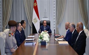 الرئيس السيسي يتابع تطورات الموقف التنفيذي لمشروعات النقل
