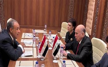 لقاء ثنائي بين وزيري خارجية مصر والعراق على هامش الدورة الاستثنائية لمنظمة التعاون الإسلامي بجدة