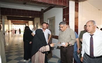 محافظ الجيزة يتفقد مستشفى أطفيح المركزي ويتابع أعمال التطوير ورفع الكفاءة 