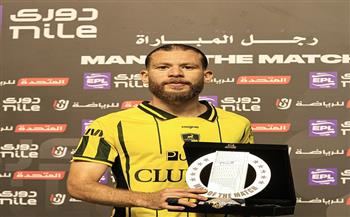 سكولز يفوز بجائزة رجل مباراة وادي دجلة أمام زد في الدوري الممتاز