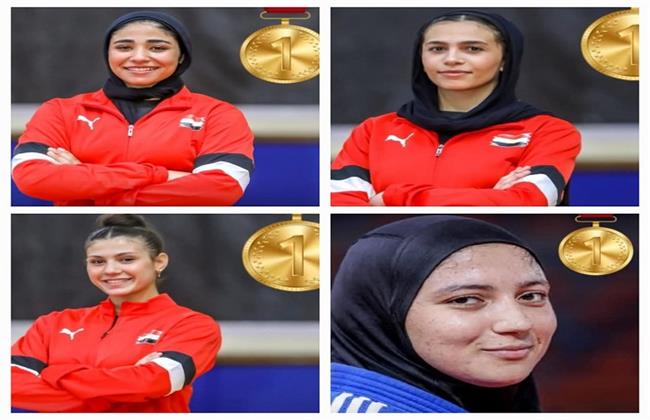 "القومي للمرأة" يهنئ بطلات منتخب مصر لفوزهن بأربع ذهبيات وفضية فى بطولة آسيا المفتوحة للجودو 