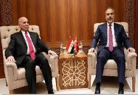 وزير الخارجية العراقي ونظيره التركي يؤكدان أهمية الحفاظ على الأمن المائي للبلدين
