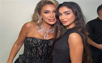 نوال الزغبي بفستان من تصميم ابنتها 