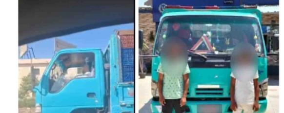  معرضاً حياته والمواطنين للخطر...القبض على طفل يقود سيارة نقل بالشرقية