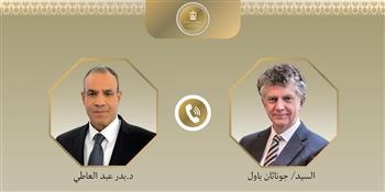 وزير الخارجية يبحث مع مستشار الأمن القومي البريطاني العلاقات الثنائية بين البلدين