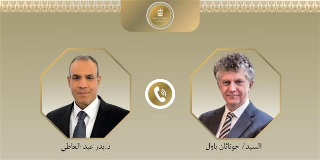 وزير الخارجية يبحث مع مستشار الأمن القومي البريطاني العلاقات الثنائية بين البلدين