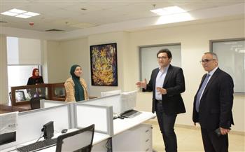 «هنو» يتفقد مبنى الوزارة بالعاصمة الإدارية ويوجّه بخطة متكاملة لتدريب العاملين وتوحيد الهوية البصرية