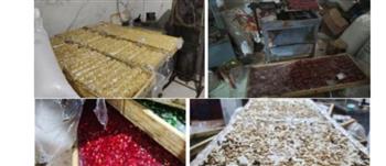 ضبط 4 أطنان من "حلوى المولد" مجهولة المصدر داخل مصنع "بدون ترخيص" بالمنوفية   