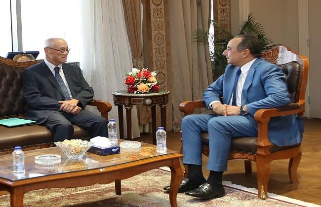 وزير قطاع الأعمال العام يستقبل سفير اليابان بالقاهرة لبحث فرص تعزيز التعاون والاستثمار المشترك