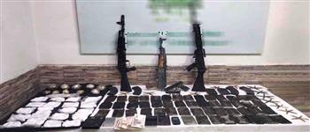 ضبط 380 قضية مخدرات و162 قطعة سلاح ناري خلال حملات موسعة بمديريات الأمن