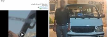 «رجله خارج السيارة».. ضبط سائق ميكروباص للسير برعونة في مطروح