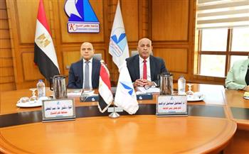 محافظ كفرالشيخ يشارك في اجتماع مجلس الجامعة ويستعرض عددا من المشروعات التنموية والخدمية