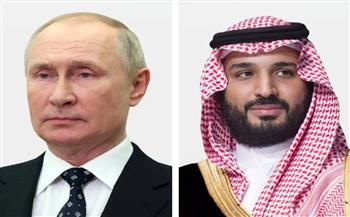 ولي العهد السعودي يتلقى رسالة خطية من الرئيس الروسي تتعلق بالعلاقات الثنائية