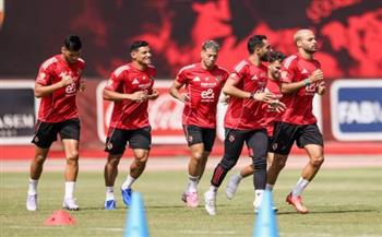 الأهلي يواصل تدريباته استعداداً لمباراة بيراميدز في الدوري