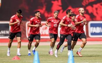الأهلي يواصل تدريباته استعداداً لمباراة بيراميدز في الدوري