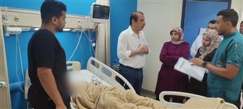 نائب وزير الصحة يتفقد عدة منشآت طبية في محافظة القليوبية