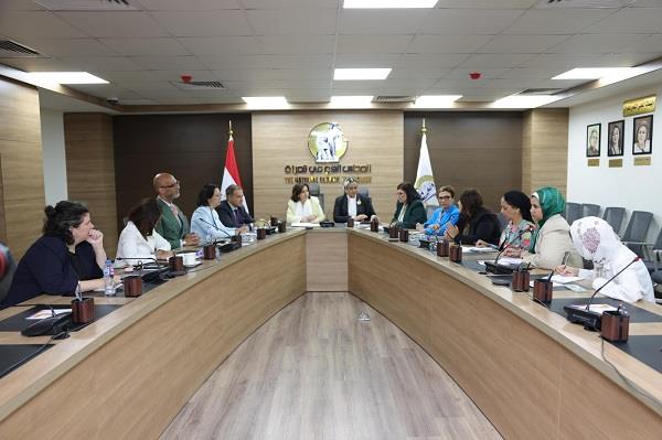 المستشارة أمل عمار  تستقبل الدكتورة سيما بحوث لمناقشة التعاون بين الجانبين   
