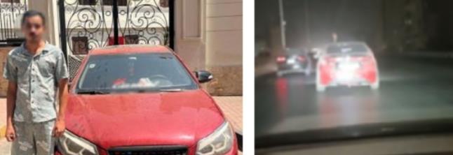 ضبط شخص بتهمة سب سيدة وإظهار إشارات خارجة بيده في الجيزة