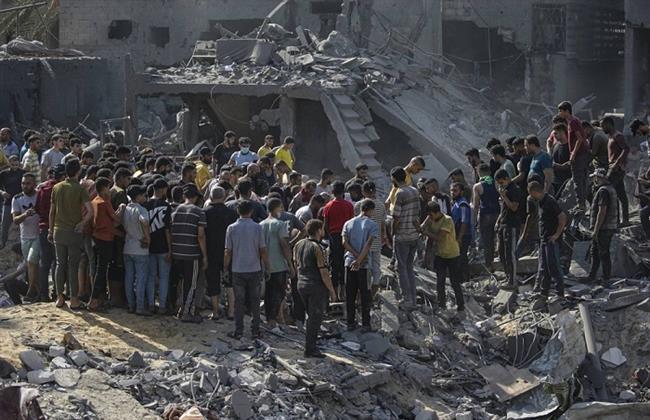 استشهاد 7 فلسطينيين في قصف للاحتلال الإسرائيلي على مدينة غزة