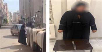 ضبط المتهمة بإتلاف إطار سيارة نقل وقطع وصلاتها الكهربائية في الشرقية